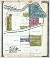 Elkhart City - West, Elkhart County 1915